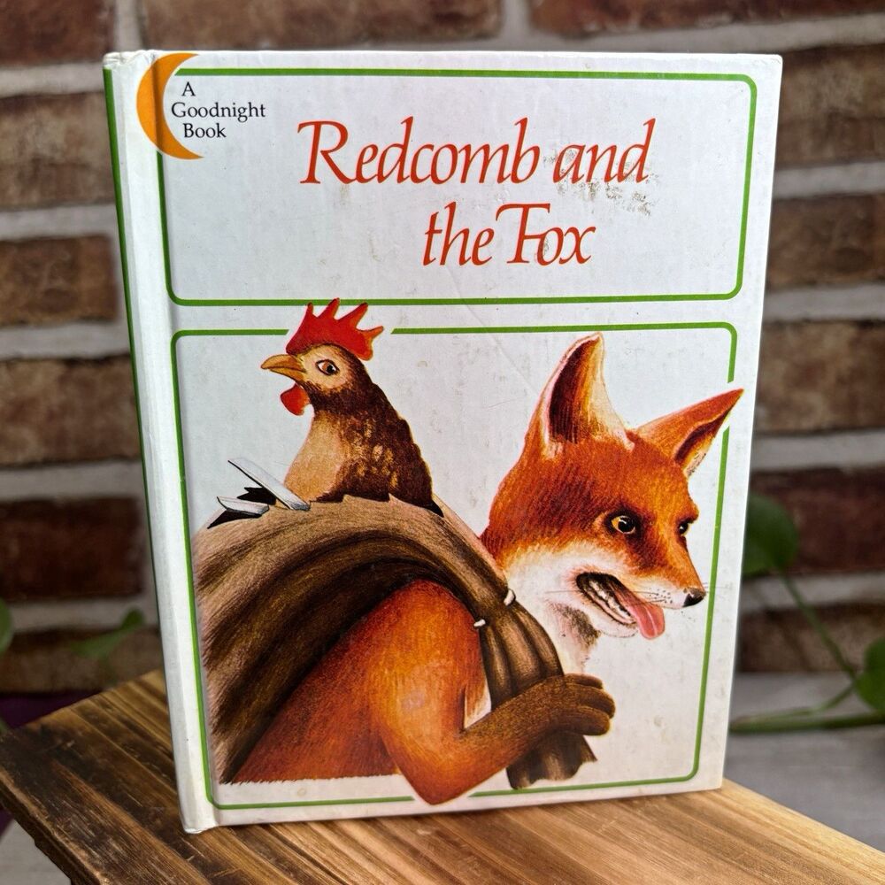 VTG 1977 Redcomb and the Fox, A Goodnight Book, Alfred A. Knopf